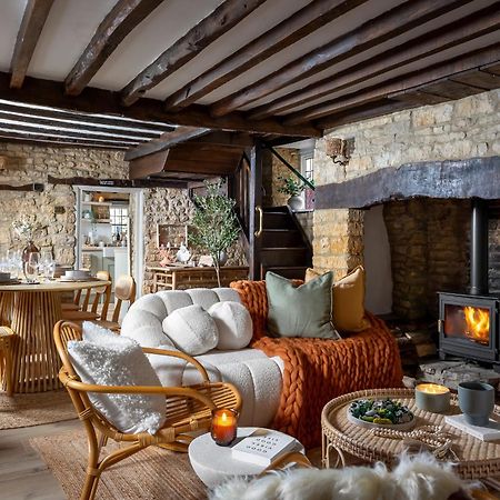 Bourton Scandi Chic Authentic Cottage Exterior foto